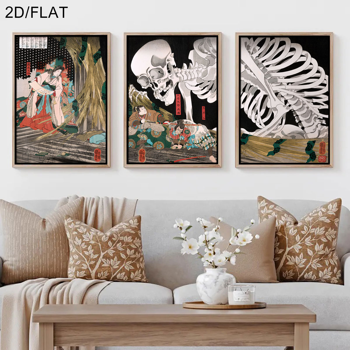 Japanese Lifestyle - 3pcs Retro Japanse Takiyasha De Heks