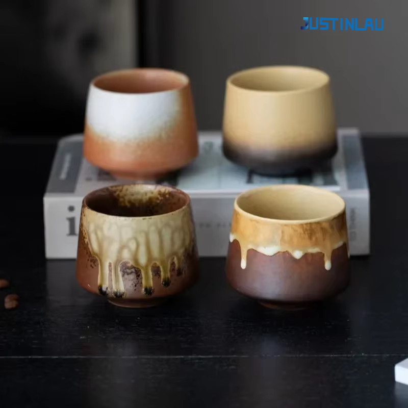 Japanese Healthy Lifestyle - JUSTINLAU Nieuwe Vintage Keramiek Kopjes Japanse