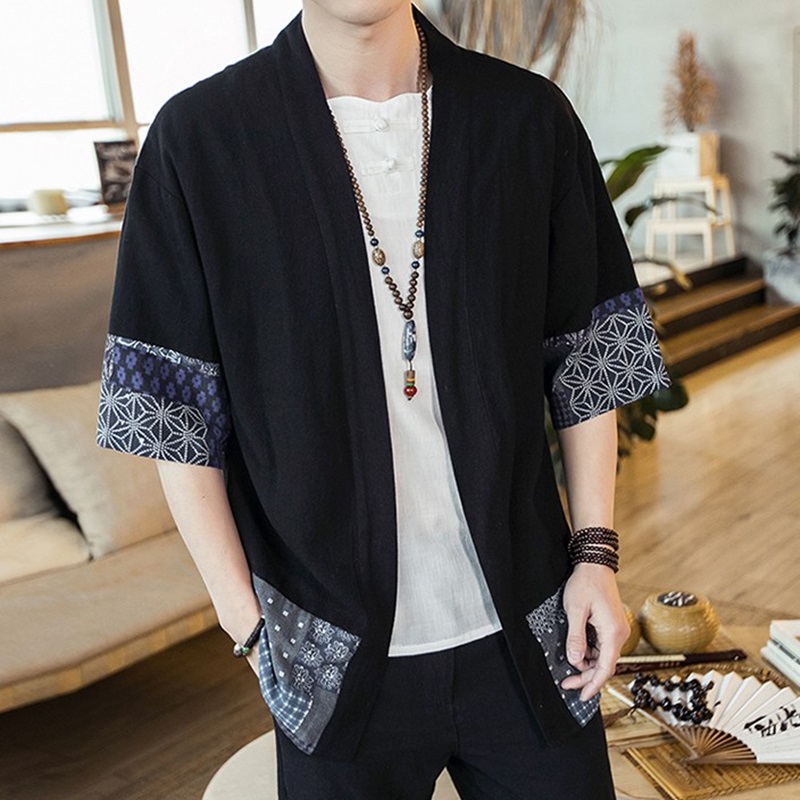 Japanese Lifestyle - Japanse Kimono Mannen Vest Streetwear Yukata